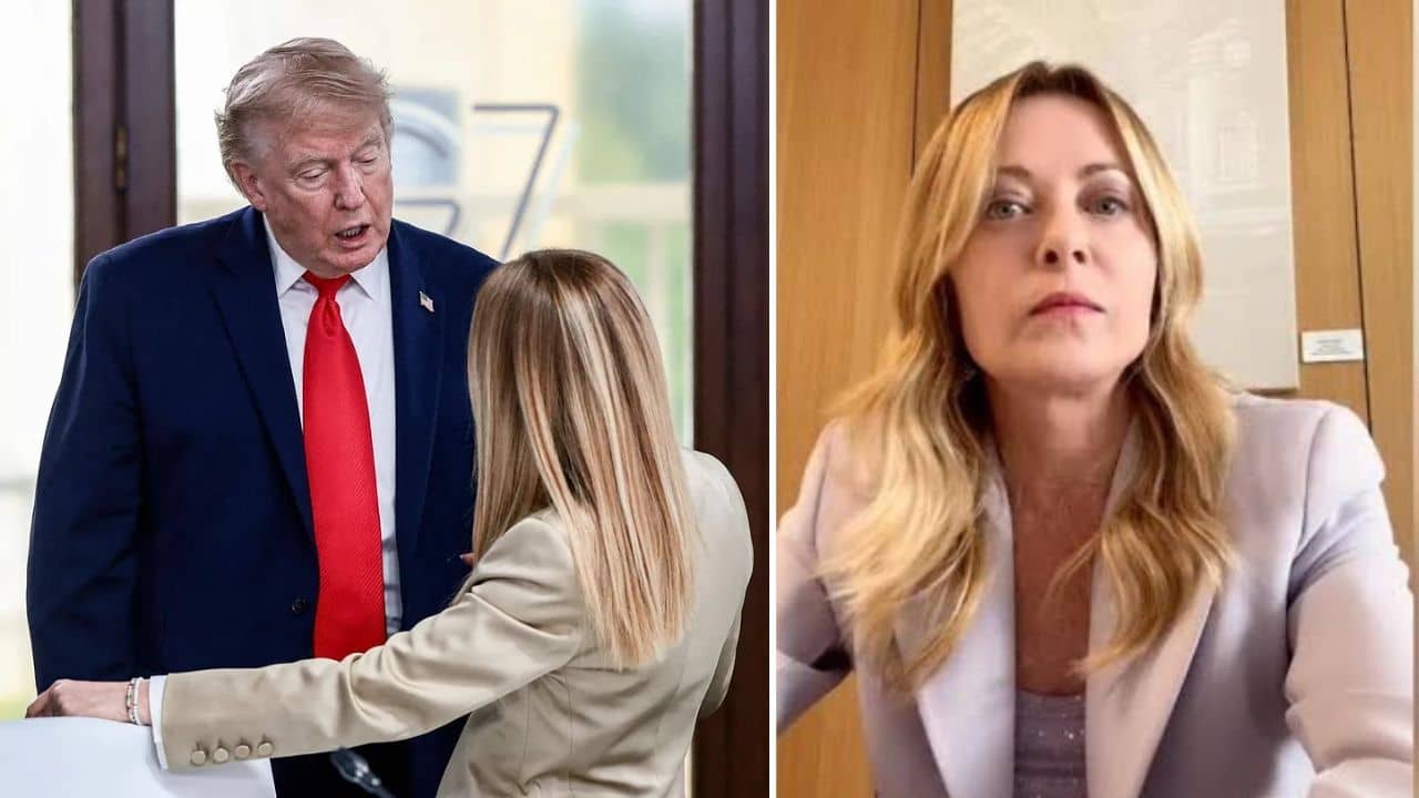 Meloni denies begging Trump after G7 photo controversy