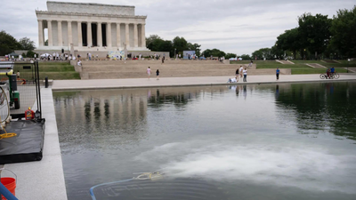 Lincoln Memorial Reflecting Pool renovation faces algae bloom ahead of US 250th anniversary