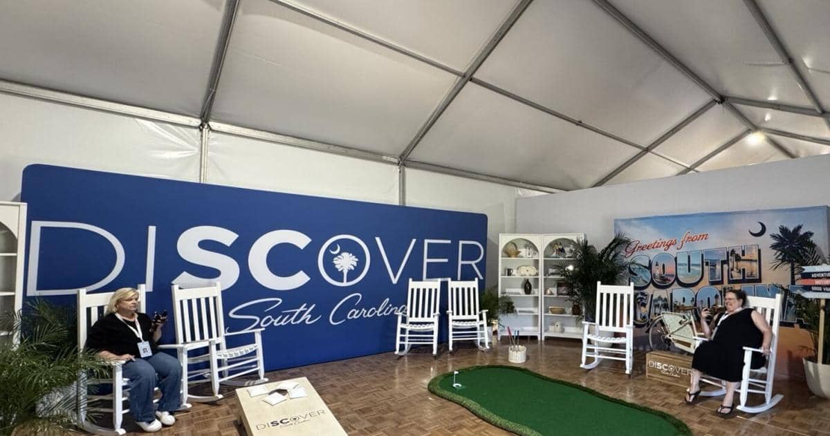 South Carolina Pavilion at Great American State Fair Offers Rocking Chairs, AC and Southern Hospitality