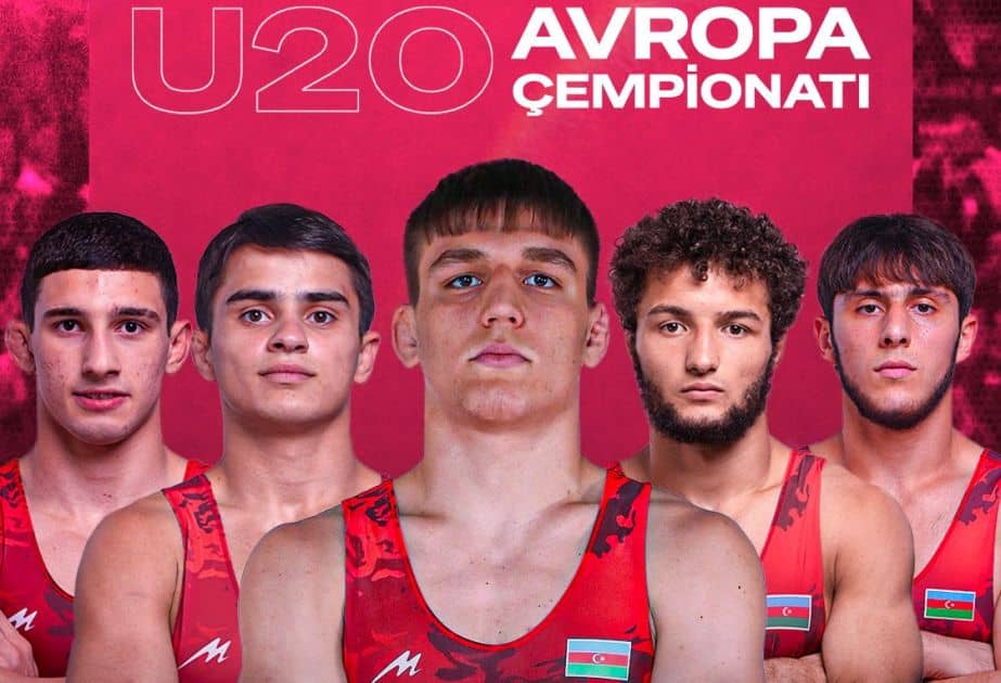 Azerbaijani Greco-Roman Wrestlers Secure Five Medals at European U-20 Championships