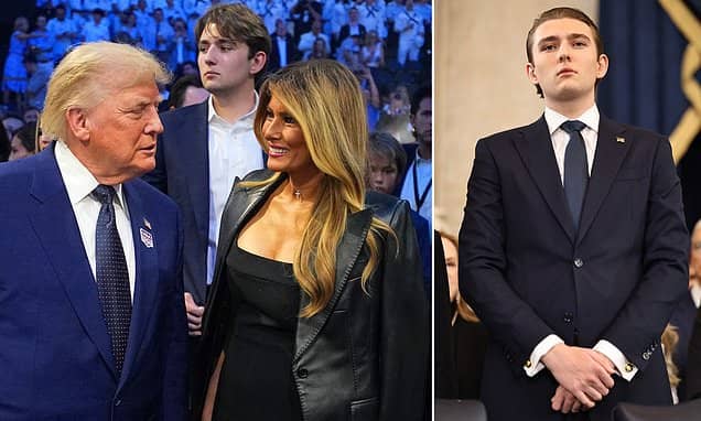 White House sources say Barron Trump will step out of spotlight after World Cup final match