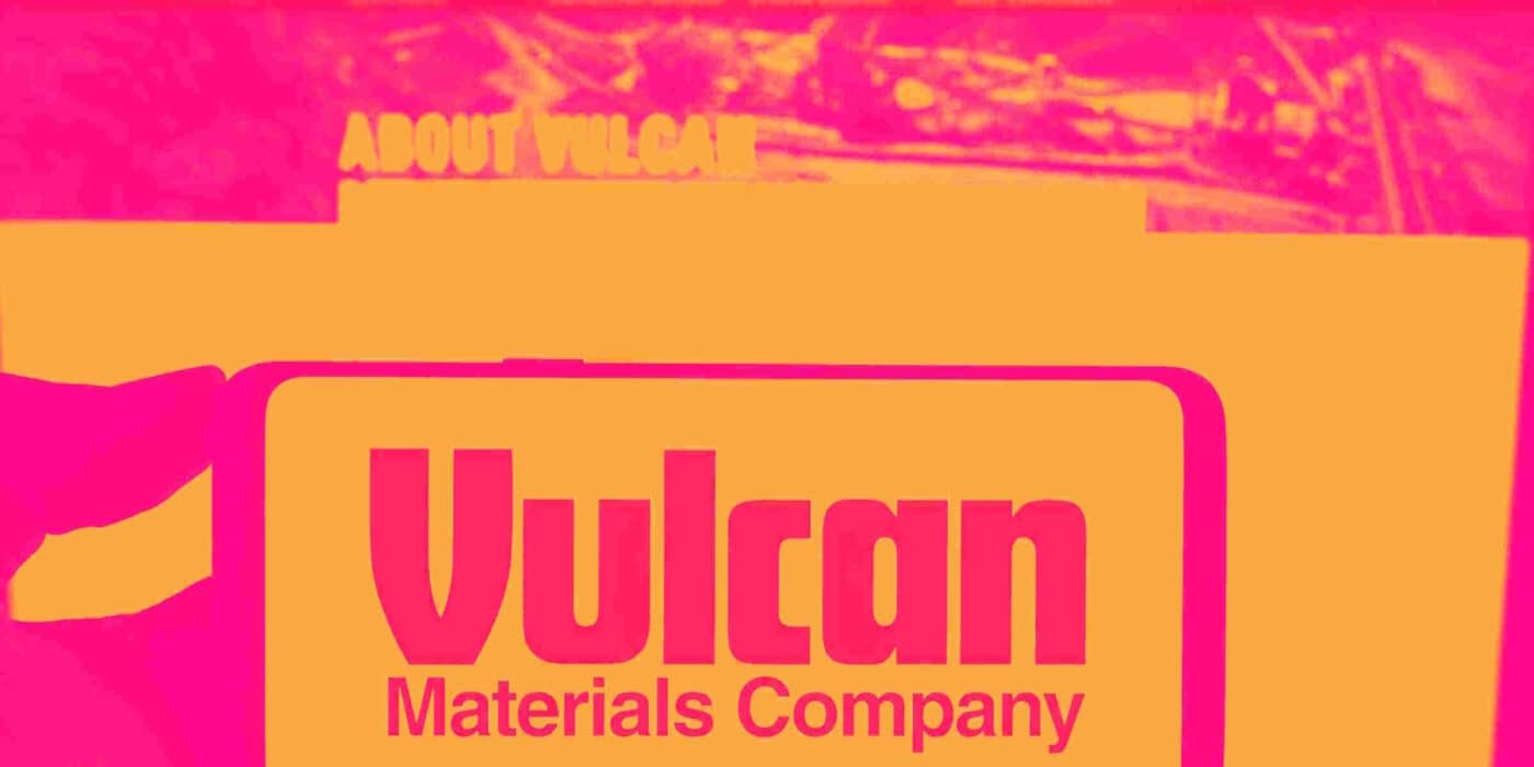 Vulcan Materials Scheduled To Release Second Quarter Financial Data Ahead Of Market Open On Wednesday