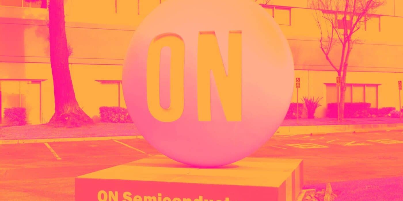 onsemi Scheduled to Release Quarterly Financial Data Following Market Close on Monday