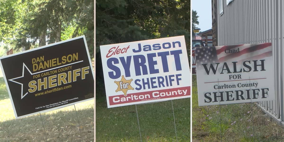Carlton County Sheriff Primary Features Three Candidates With Distinct Platforms