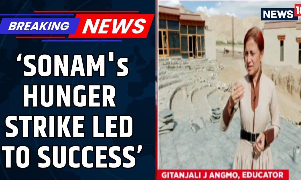 Angmo Says Wangchuk's Fast Sparked Student Action