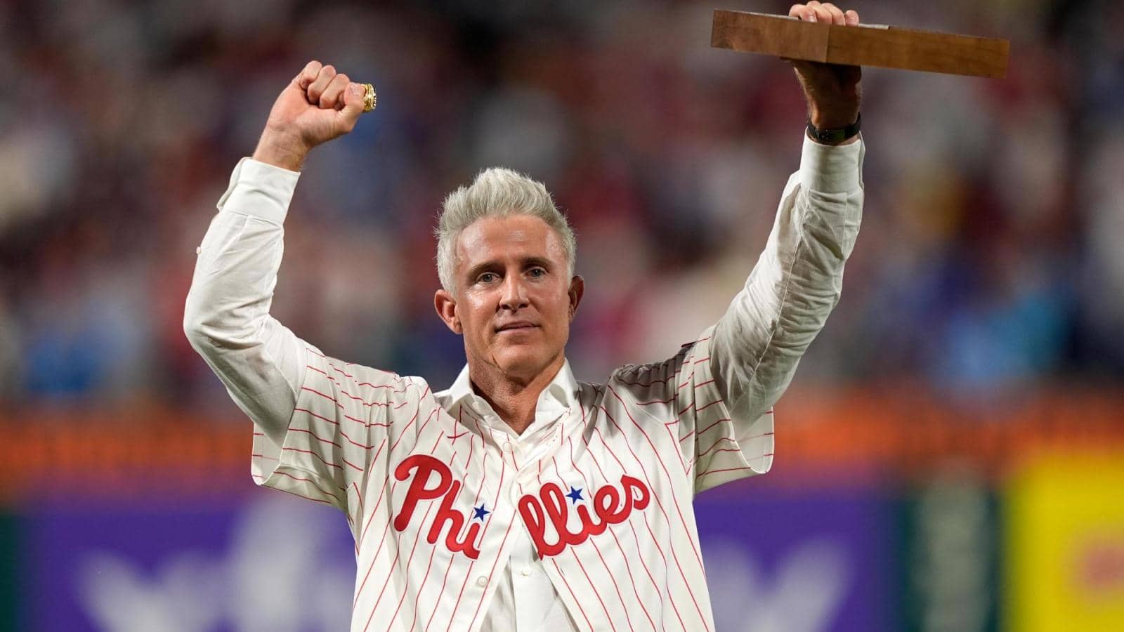 Chase Utley Inducted into Phillies Wall of Fame