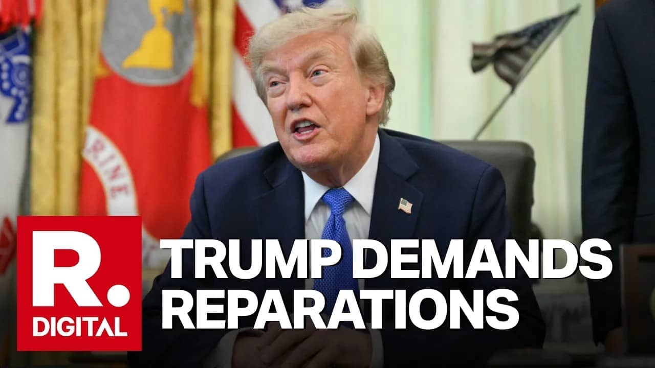 Trump Demands Iran Pay Reparations as Strait of Hormuz Tensions Escalate