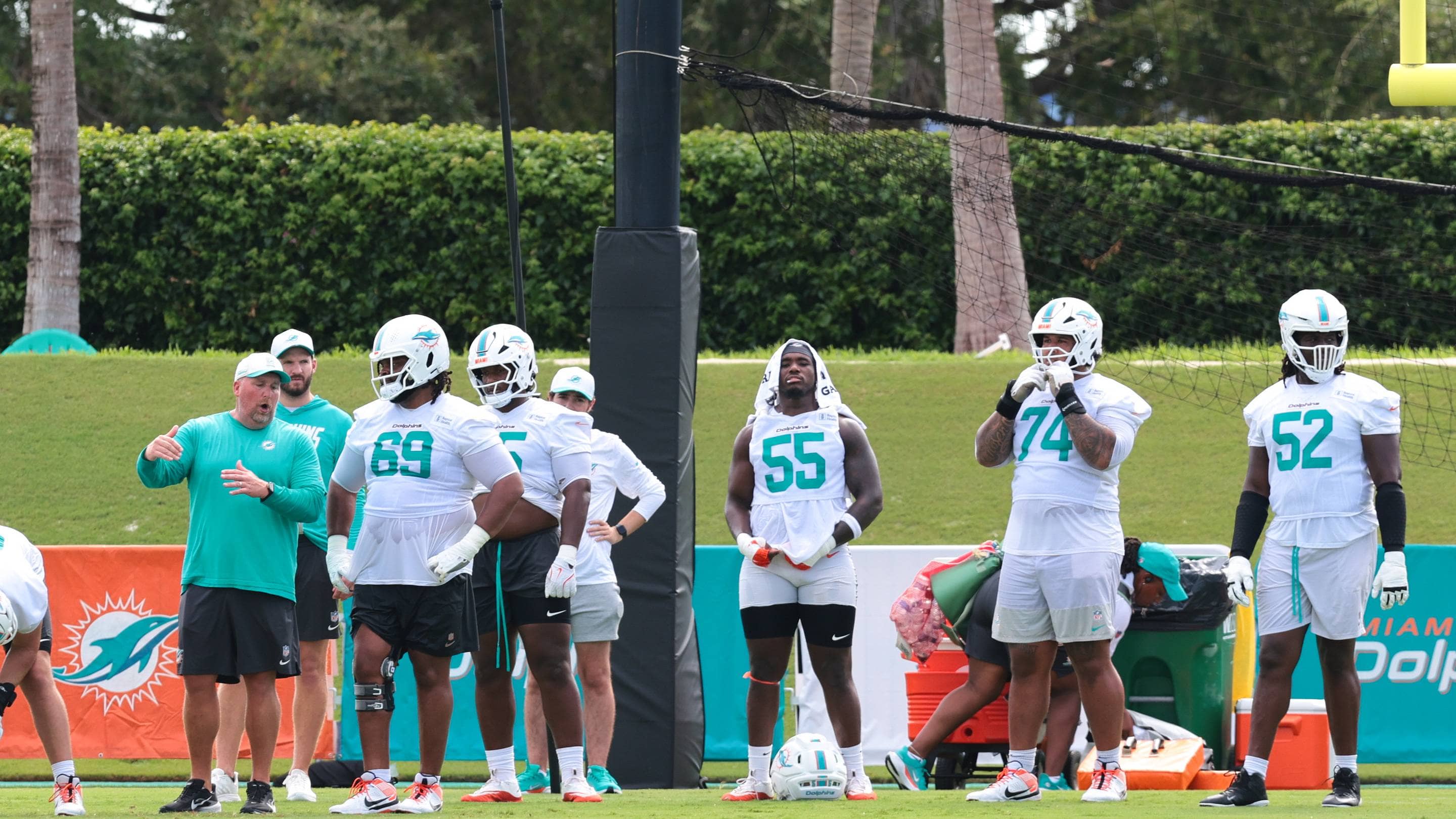 Dolphins Offensive Line Depth Concerns Highlighted During Practice