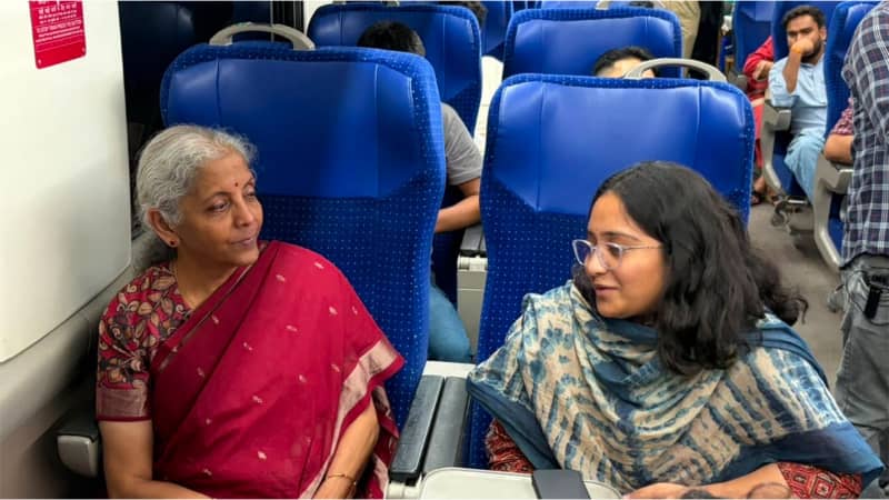 Finance Minister Sitharaman Travels to Jaipur via Vande Bharat for BRICS Meetings