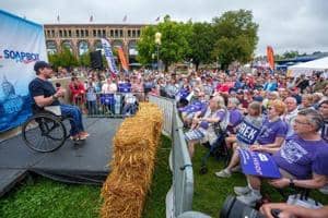 Turek Addresses Expenses and Corruption at Iowa State Fair Forum