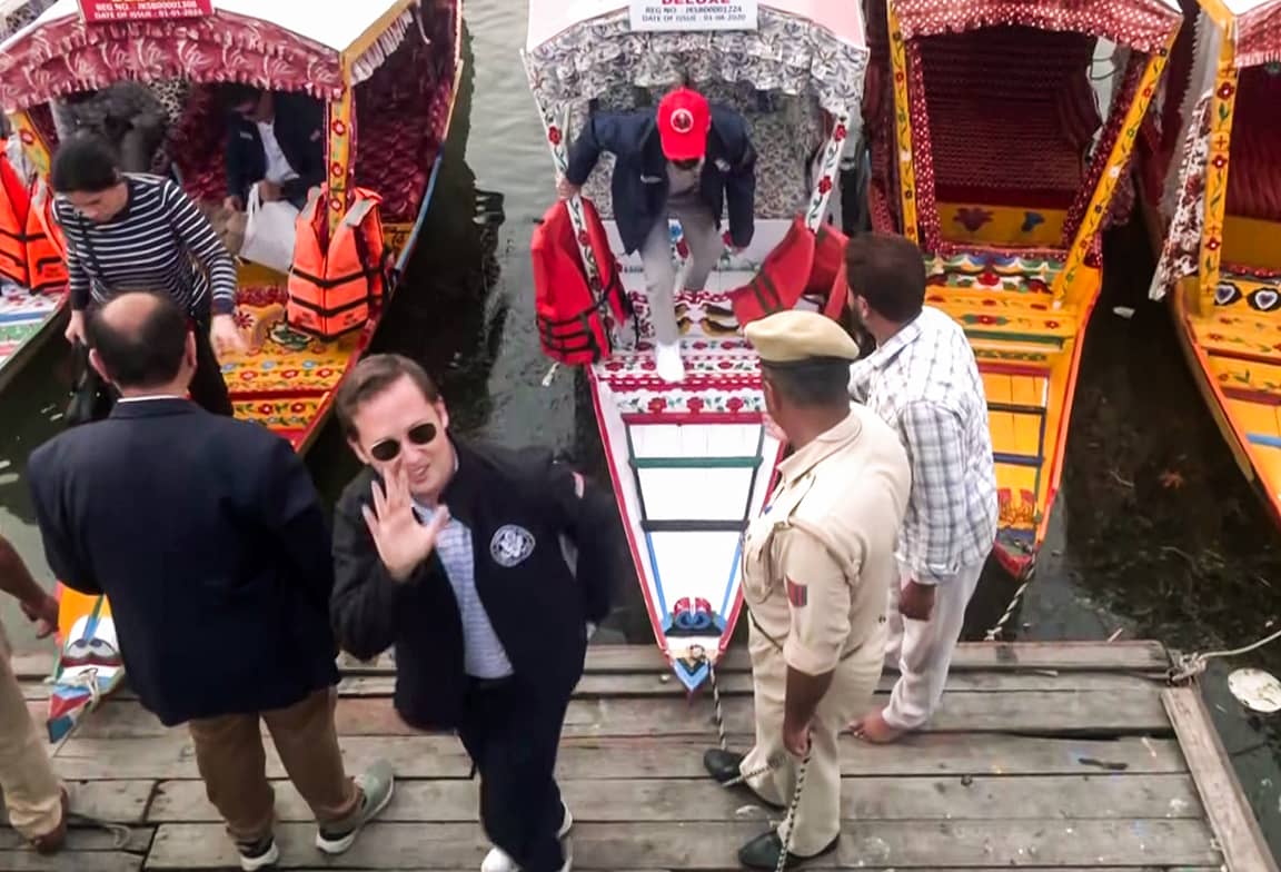 US Envoy Sergio Gor Heads to Leh Following Kashmir Trip
