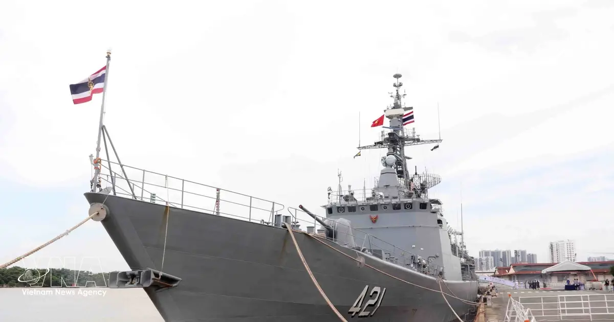 Thai Navy Ship Visits Ho Chi Minh City for Goodwill