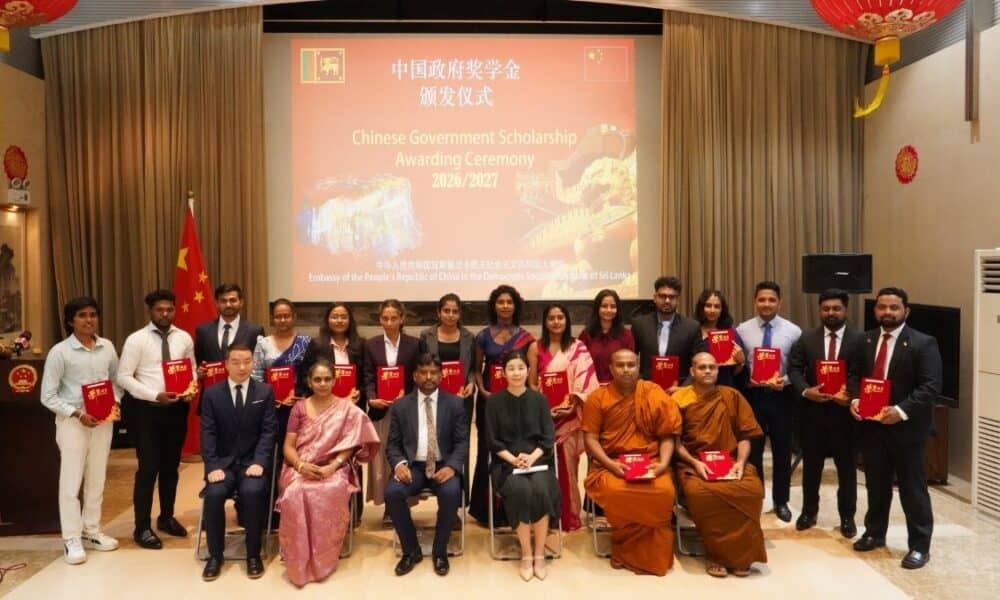 17 Sri Lankan Students Awarded Chinese Government Scholarships