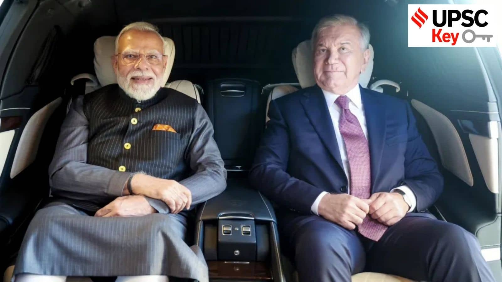 Modi’s Uzbekistan Visit and UPSC Exam Focus on Geopolitics and Awards