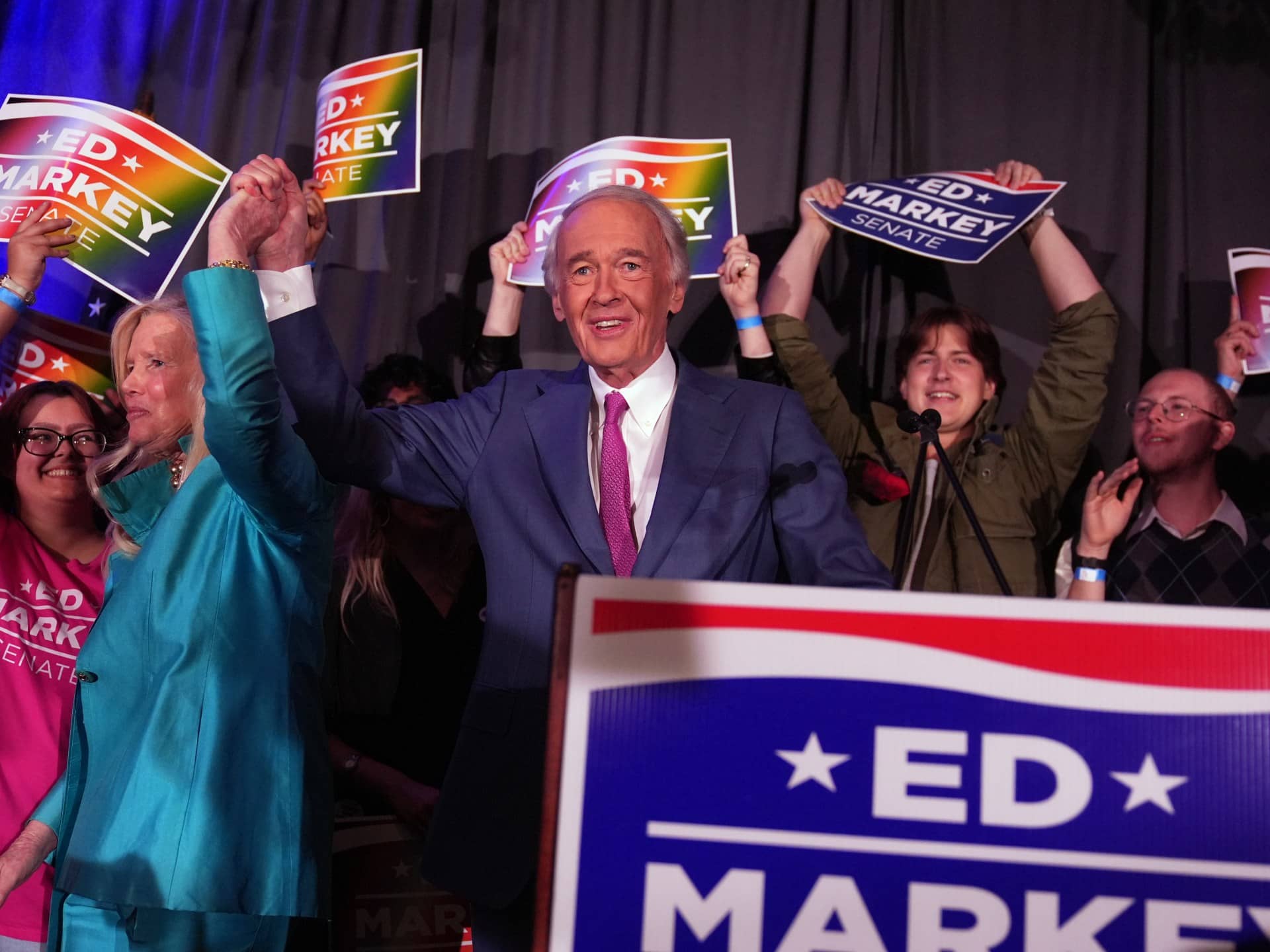 Sen. Ed Markey Wins MA Democratic Primary in Landslide Over Rep. Moulton