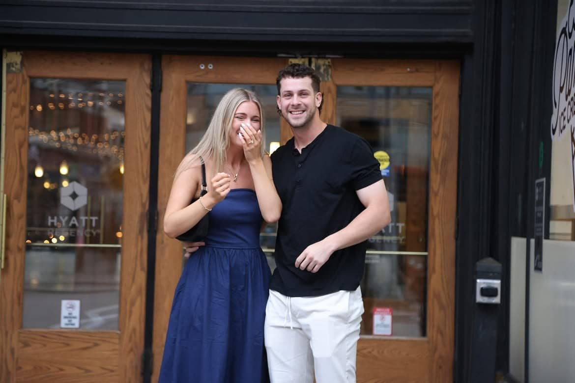 Ernie Clement Engaged to Girlfriend During Blue Jays Road Trip