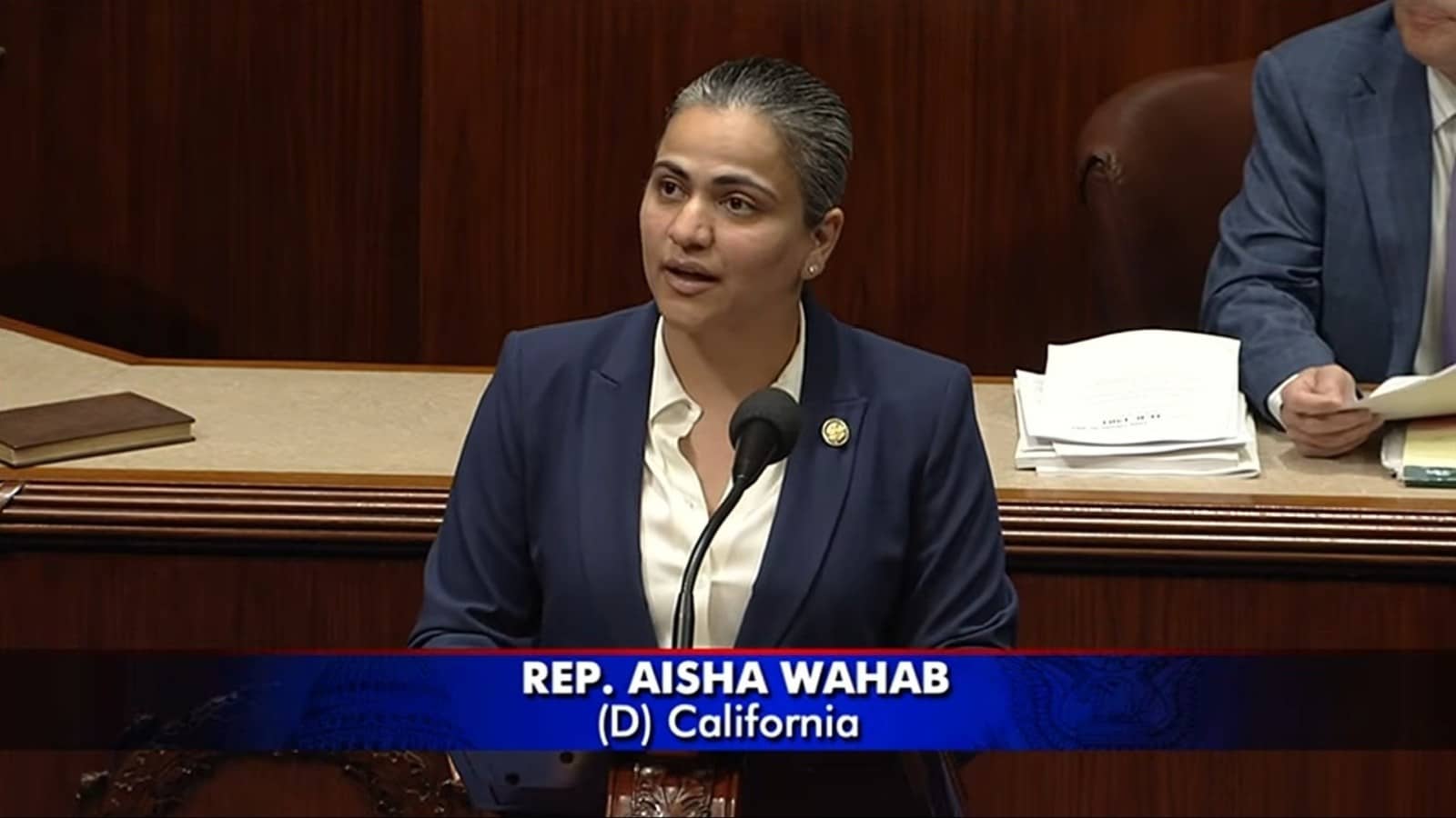 Aisha Wahab Sworn In as First Afghan-American Member of Congress