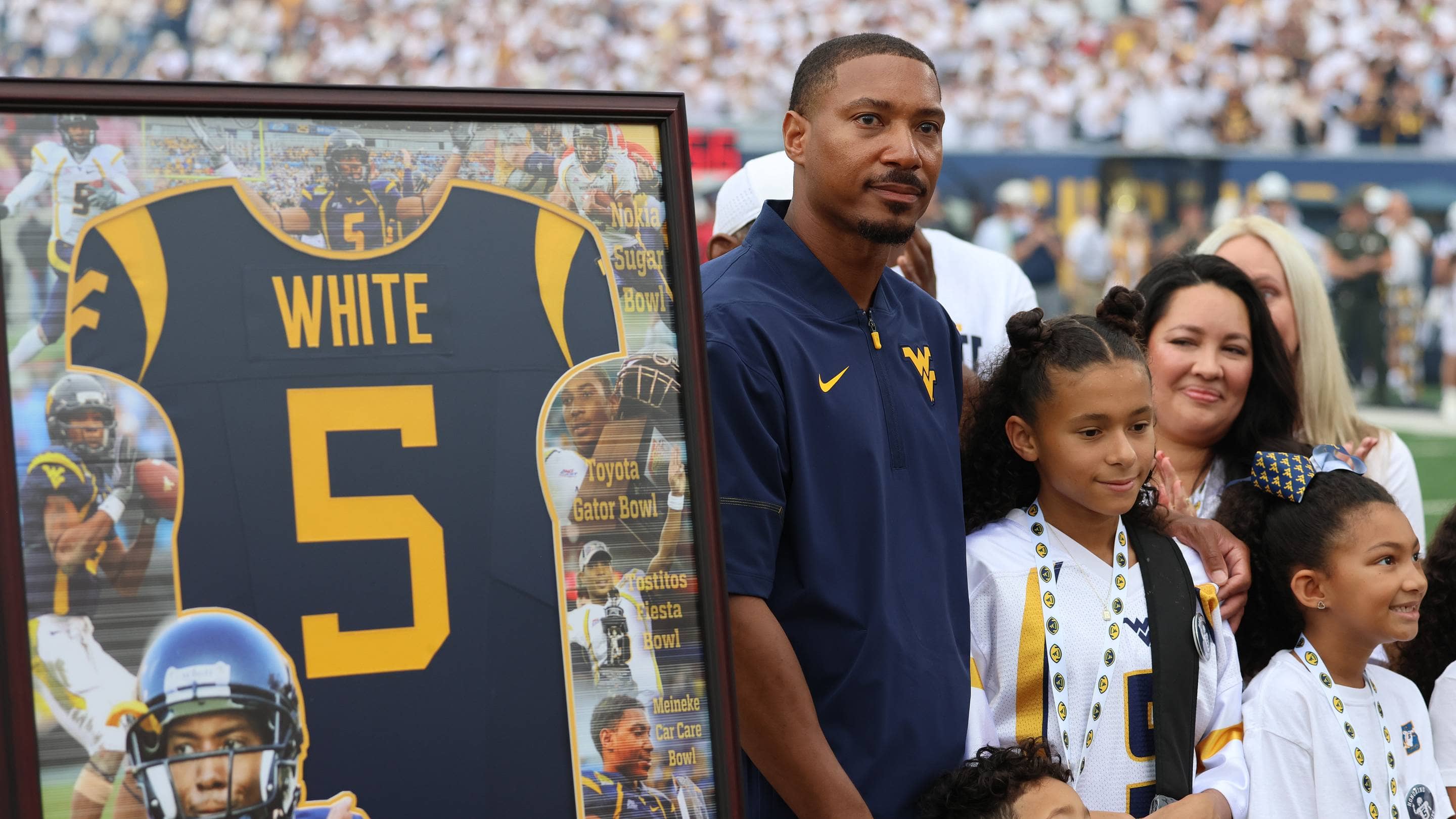 West Virginia University Retires No. 5 Jersey for Former Quarterback Pat White