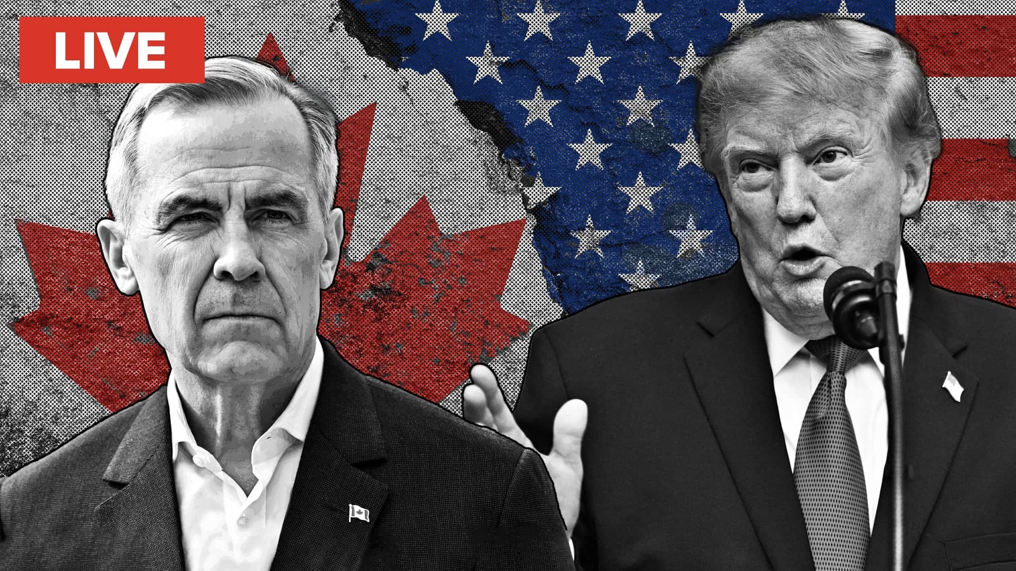 Trump Bans Canadian Goods as US-Canada Trade War Intensifies