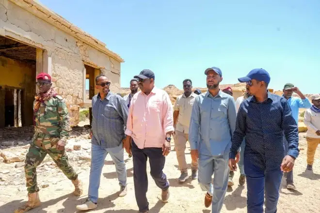 Puntland President Traverses Ras Caseyr’s Coastal and Mountainous Terrain