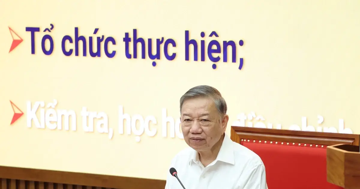 To Lam Outlines Strategic Leadership Framework for New Era