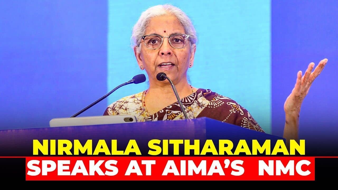 Finance Minister Sitharaman Addresses AIMA’s 53rd NMC 2026