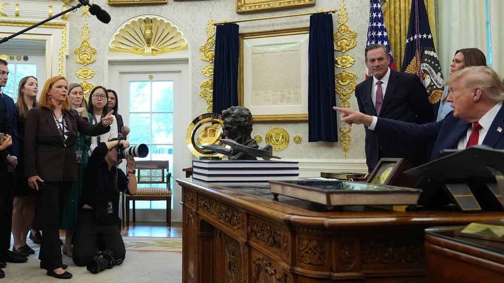 President Trump Announces Ban on CNN, Politico and MS NOW From White House