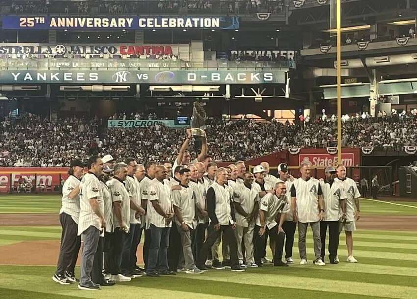 Diamondbacks Mark 25th Anniversary of 2001 World Series Title