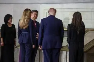 Trump and Xi Conclude Summit With Tea and Archive Visit Amid Stalled Talks