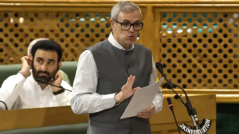 Omar Abdullah Moves Resolution for J&K Statehood Amid Assembly Protests