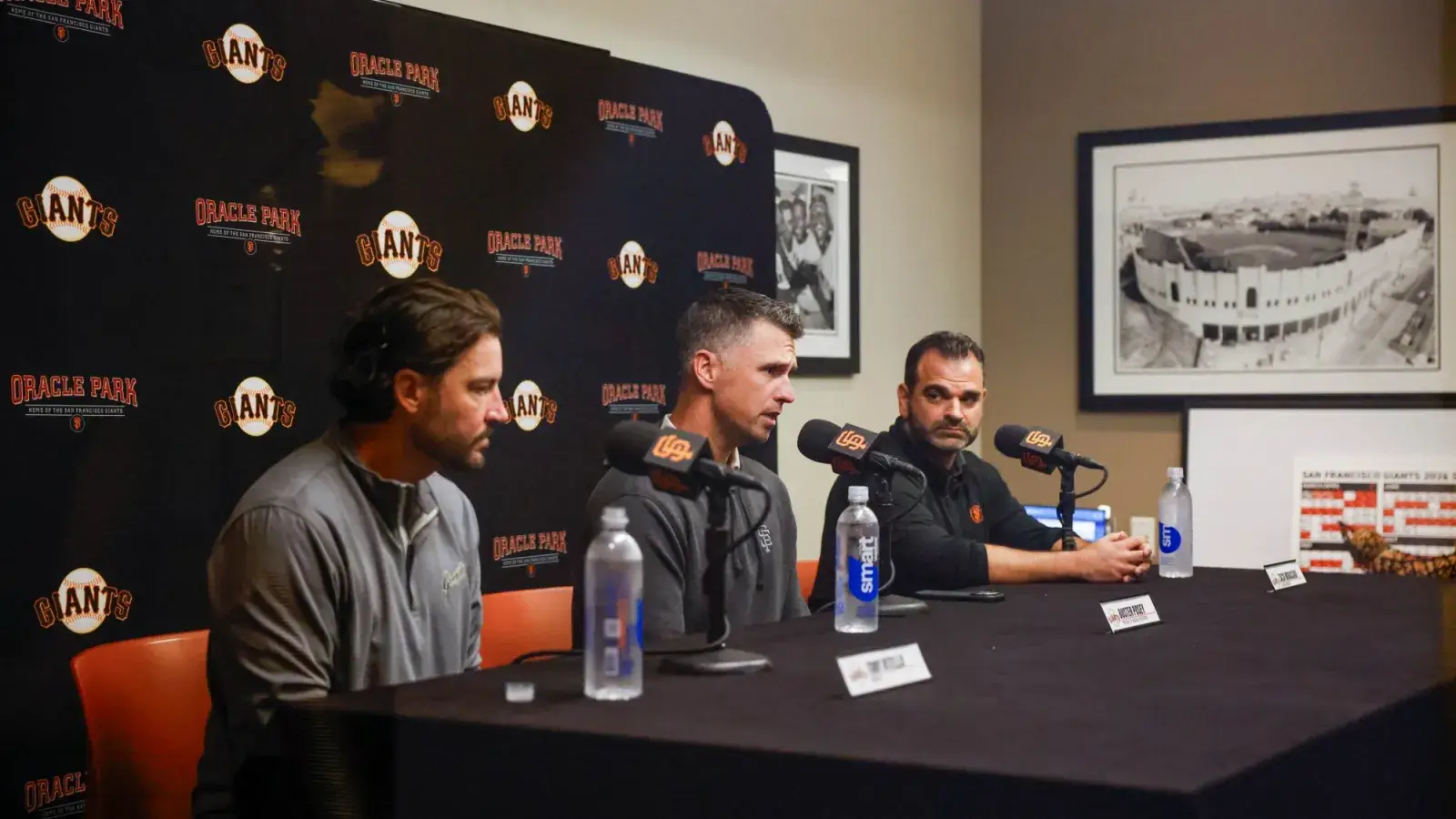 Giants' Posey, Vitello, Minasian Discuss Future After 97-Defeat Season