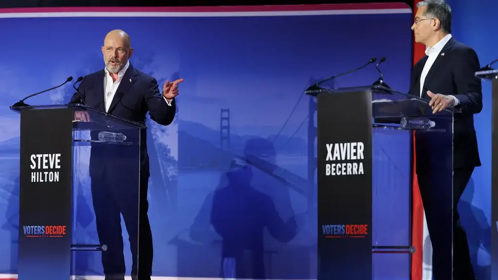 Becerra and Hilton Face Off in First Direct Debate for CA Governorship