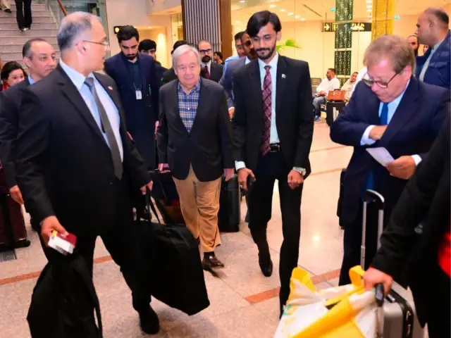 UN Head Wraps Up 3-Day Official Trip to Pakistan