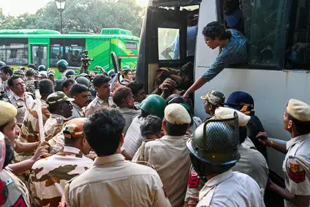 CJP protest: Over 3,000 detained across Delhi as police guard Jantar Mantar