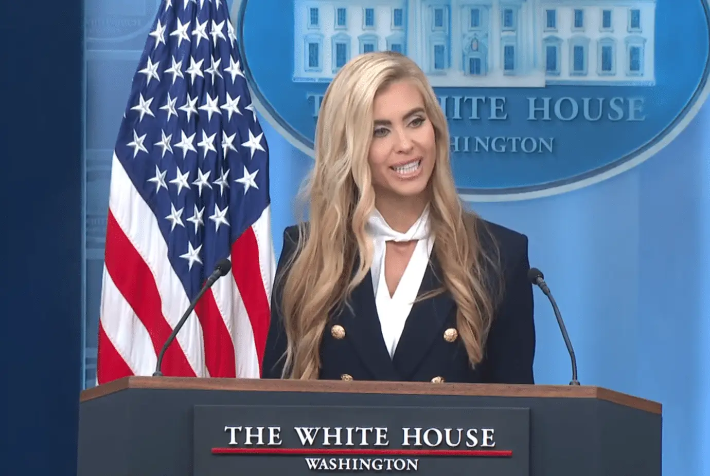 Trump’s Press Secretary Faces Scrutiny After Briefing Stumbles