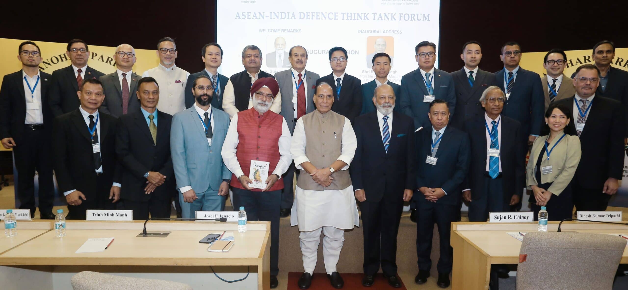 Defence Minister Rajnath Singh Addresses First ASEAN-India Defence Think Tank Forum in New Delhi