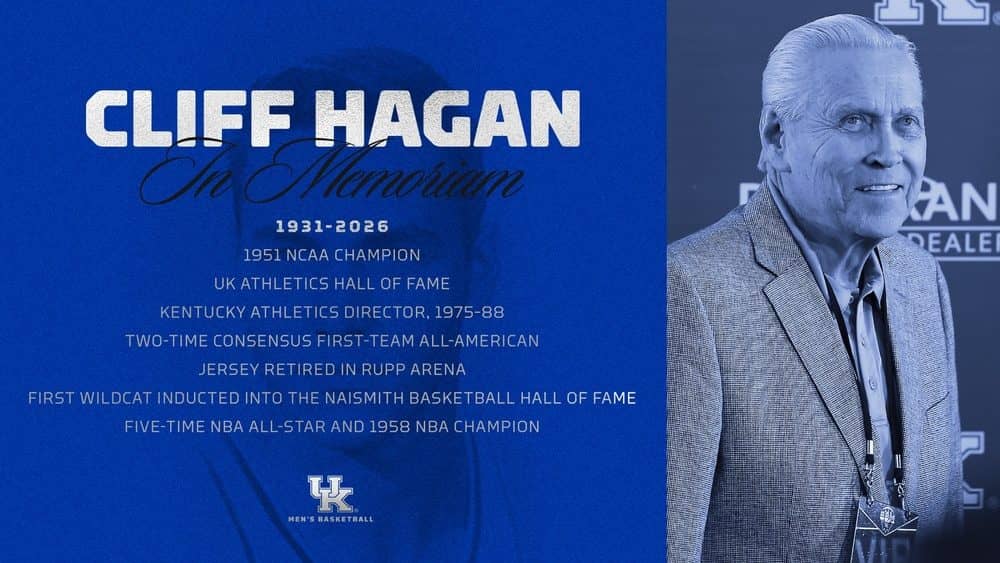 Kentucky Sports Icon Cliff Hagan Dies