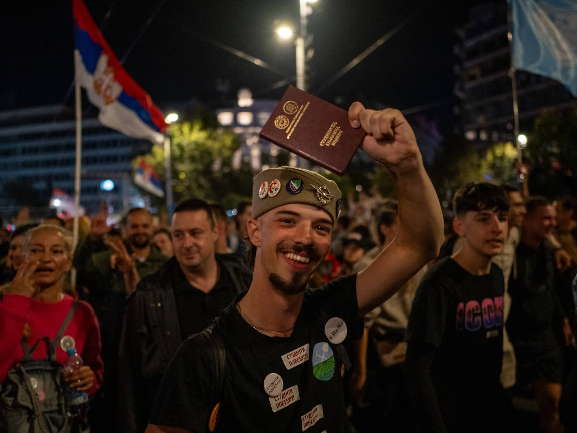Serbian students aim for electoral victory after protests