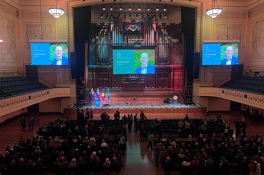Hundreds Attend Funeral for Tim Read, Known as 'Brunswick's Dad'